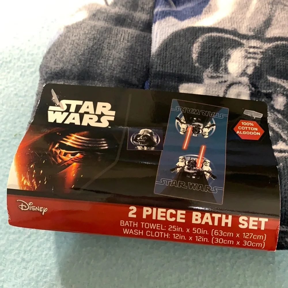 STAR WARS 2 Piece Bath Set